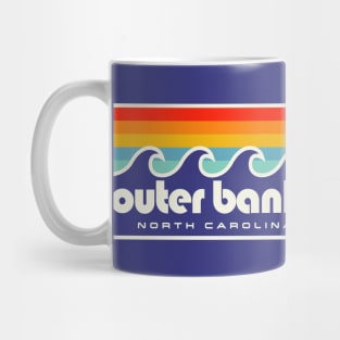 Outer Banks NC Retro OBX North Carolina Mug